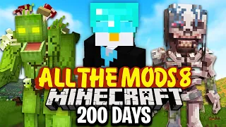 I Survived 200 Days in ALL THE MODS 8!