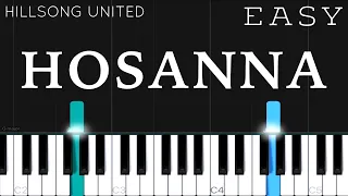 Hillsong United - Hosanna | EASY Piano Tutorial