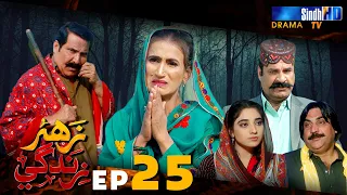 Zahar Zindagi - Ep 25 | Sindh TV Soap Serial | SindhTVHD Drama