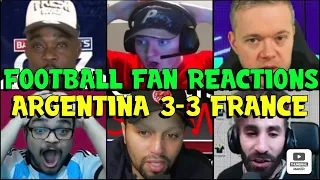 FOOTBALL FANS REACTION TO ARGENTINA 3-3 FRANCE | FANS CHANNEL