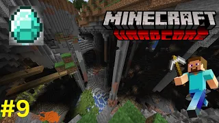 CAN I FIND DIAMONDS IN SECRET CAVES | MINECRAFT HARDCORE #9