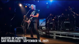 Metallica - Master of Puppets (San Francisco, CA - September 16, 2021)