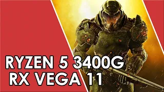 Ryzen 5 3400G with Vega 11 + 2x 8GB RAM // Test in 10 Games