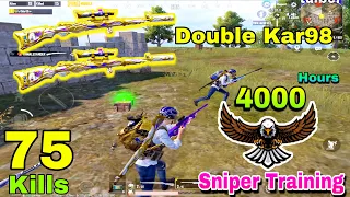 75 Kills - 4000 Hours Sniper Training🔥 Pubg Mobile