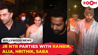 Alia Bhatt-Ranbir Kapoor, Jr NTR's SPECIAL dinner with Hrithik Roshan & his GF Saba Azad