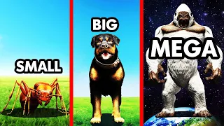 From SMALLEST To BIGGEST ANIMAL (GTA 5)