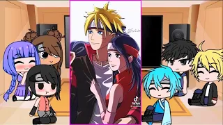 👒 Boruto, Naruto and Friends react to Boruto, Sarada, BoruSara, TikTok ... 👒 Gacha 👒 🎒 Compilation 🎒