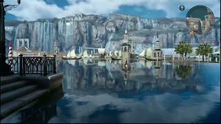 Final Fantasy XV - Iris walking on water #FFXV RE ver 1.30 #glitch #oob