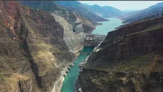 Exploring China's mega hydropower station of Baihetan