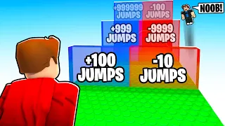 CHOP PLAYS ROBLOX BUT JUMP INCREASES EVERY SECOND