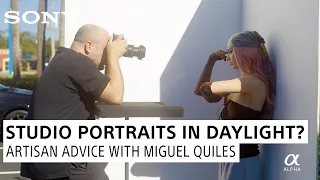 Studio Portrait Photography in Daylight: Artisan Advice with Miguel Quiles