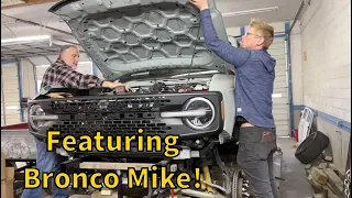 Rebuilding a Wrecked 2021 Ford Bronco Part 2. Welding the Frame Rails!