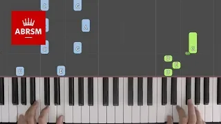 Dusty Blue / ABRSM Piano Grade 2 2019 & 2020, C:1 / Synthesia 'live keys' tutorial