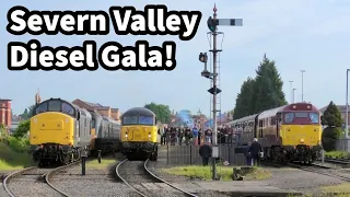 Severn Valley DIESEL GALA - Big Mix of Loco Classes on-show on Day One!