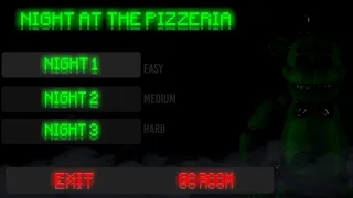 Night At The Pizzeria gameplay