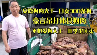 Anhui dog meat king, selling 300 pieces a day, not afraid of dog lovers!