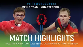Highlights | Alexis Lebrun (FRA) vs Benedikt Duda (GER) | MT QF | #ITTFWorlds2022