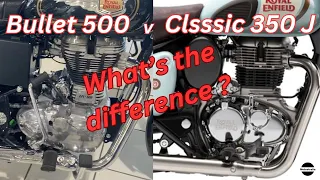 Royal Enfield Bullet 500 v Classic 350J -- What's the Difference?