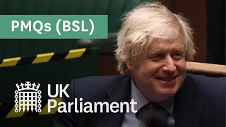 Prime Minister's Questions with British Sign Language (BSL) - 10 March 2021