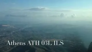 Athens ATH 03L ILS Approach