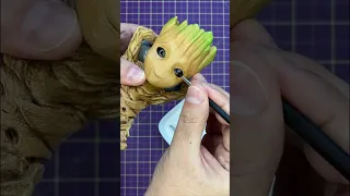 Baby Groot 3D | #shorts #diy @AlmirNascimento