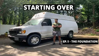 Building An Off Grid Tiny House Stealth Camping Van All Over Again | Ep. 1
