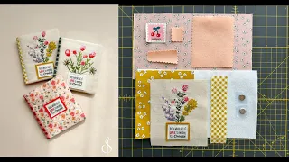 How to sew a Minki’s Needle Book | Beginner Sewing | Turn Embroidery into a Sewing Gift