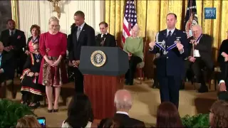 Meryl Streep Honored by President Obama with The Presidential Medal of Freedom