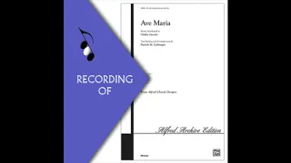 Part Predominant Recording: AVE MARIA- Caccini/Arr. Patrick Liebergen (Full Mix Sample)