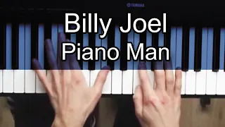 Piano Man Piano - How to Play Billy Joel Piano Man Piano Tutorial!