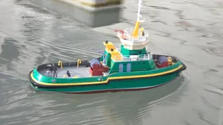 DEANS MARINE test run new tug model Agile 2