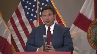 Full news conference: Gov. DeSantis in Coral Gables