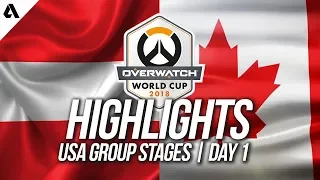 Canada vs Austria | Overwatch World Cup 2018 Los Angeles Qualifier Day 1