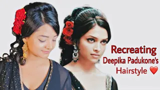 Recreating Deepika Padukone’s hairstyle from Om Shanti Om❤️❤️