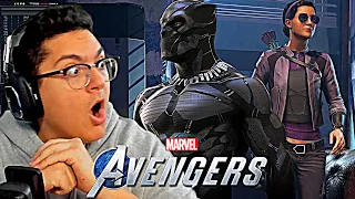 Marvel's Avengers Game - Black Panther Confirmed and Hawkeye Story DLC Reveal REACTION!