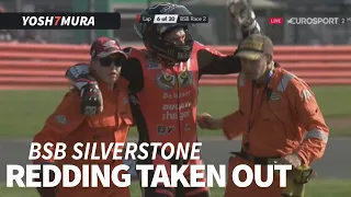 BSB2019: Scott Redding gets taken out! Silverstone National RACE2