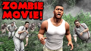 The BIGGEST Zombie Outbreak in GTA 5! (MOVIE)