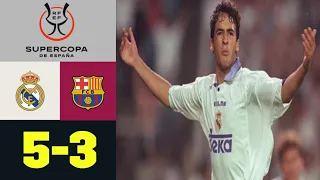 Real Madrid 5-3 FC. Barcelona - Supercopa de España 1997