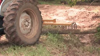 Greatest Tractor Rake EVER