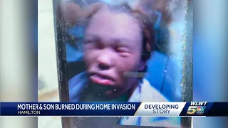 Mother and son burned by home intruder in brutal attack