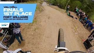 GoPro: What a Finish! Vali Höll 1st Place in Women's Elite Fort William - '24 UCI DH MTB World Cup