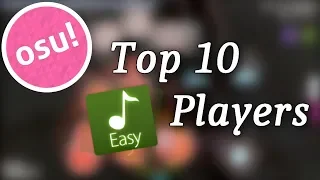 Top 10 EZ players in osu!