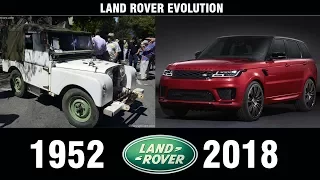 The Evolution of LAND ROVER (1952-2018) | LAND ROVER EVOLUTION