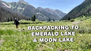 Solo Backpacking to Emerald Lake and Moon Lake in Colorado's Weminuche Wilderness