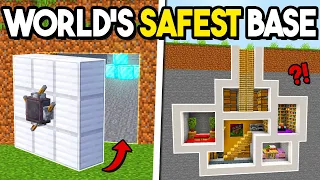 This is the SAFEST Base in Minecraft!