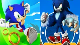 Sonic Dash - Werehog Unlocked Fully Upgraded - All Characters Unlocked vs Dr.Eggman vs Zazz Gameplay