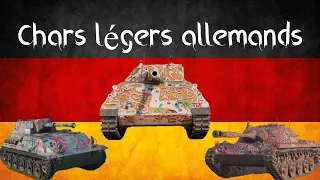 world of tanks fr - Chars légers allemands - Résumé de branche (tier1-10)