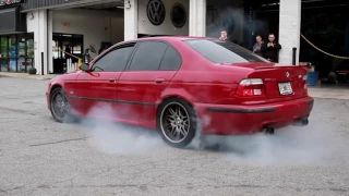 MERCEDES E55 AMG BRABUS AND BMW M5 E39