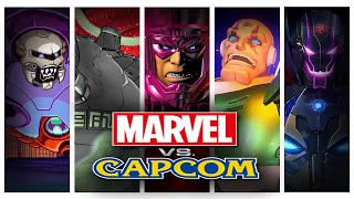 Evolution of All Marvel vs Capcom Bosses (ARCADE MODE)