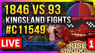 1846 vs 1093 KVK : Kingsland Fights 🔥 LIVE! 🔴 #C11549, #1846 #1093 #1302 #2133 and more